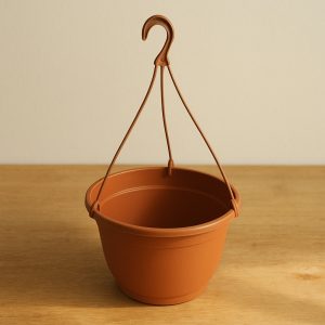 Maceta colgante de plástico de 18 cm